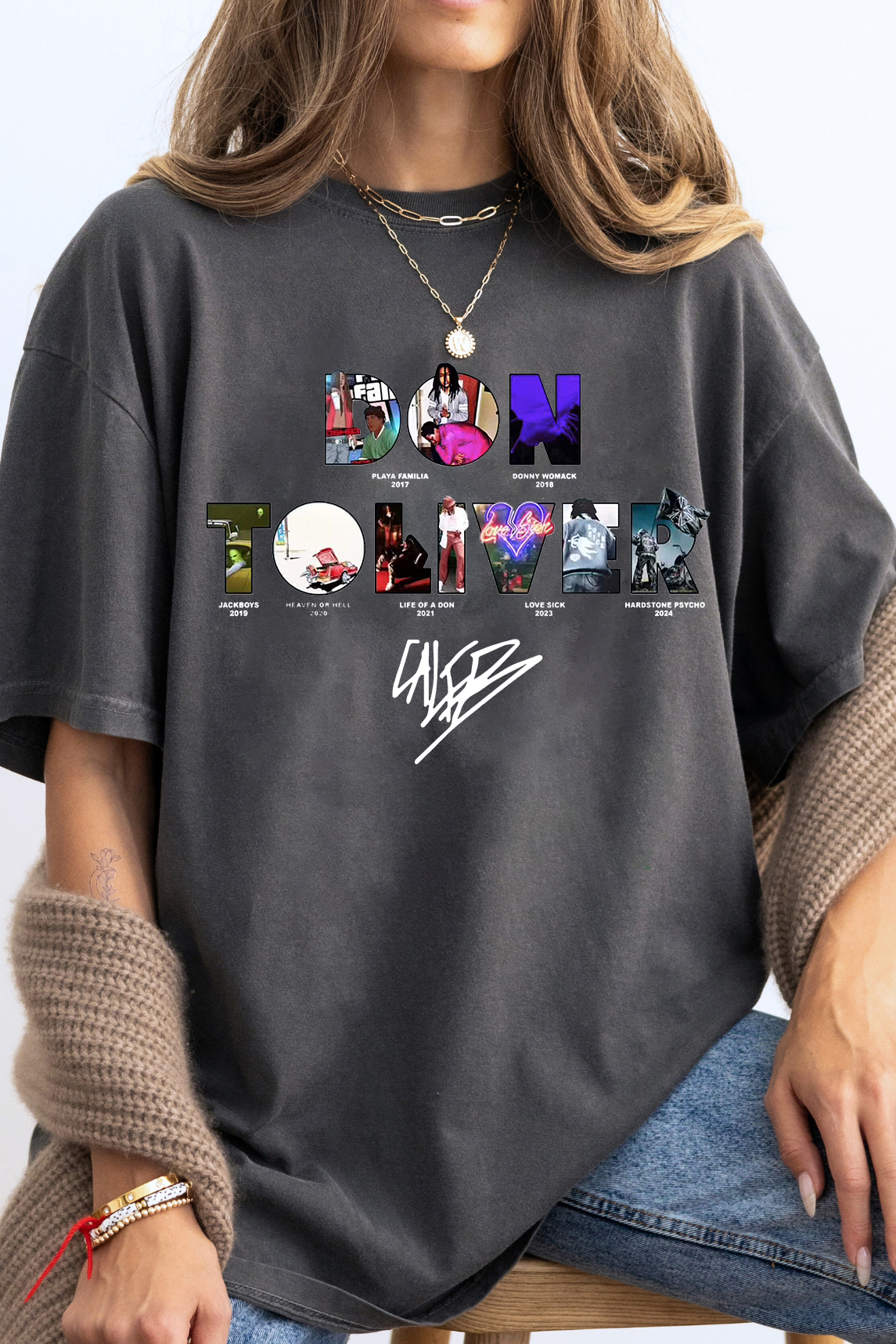 Don Toliver Albums Crew Neck Women  T-Shirt