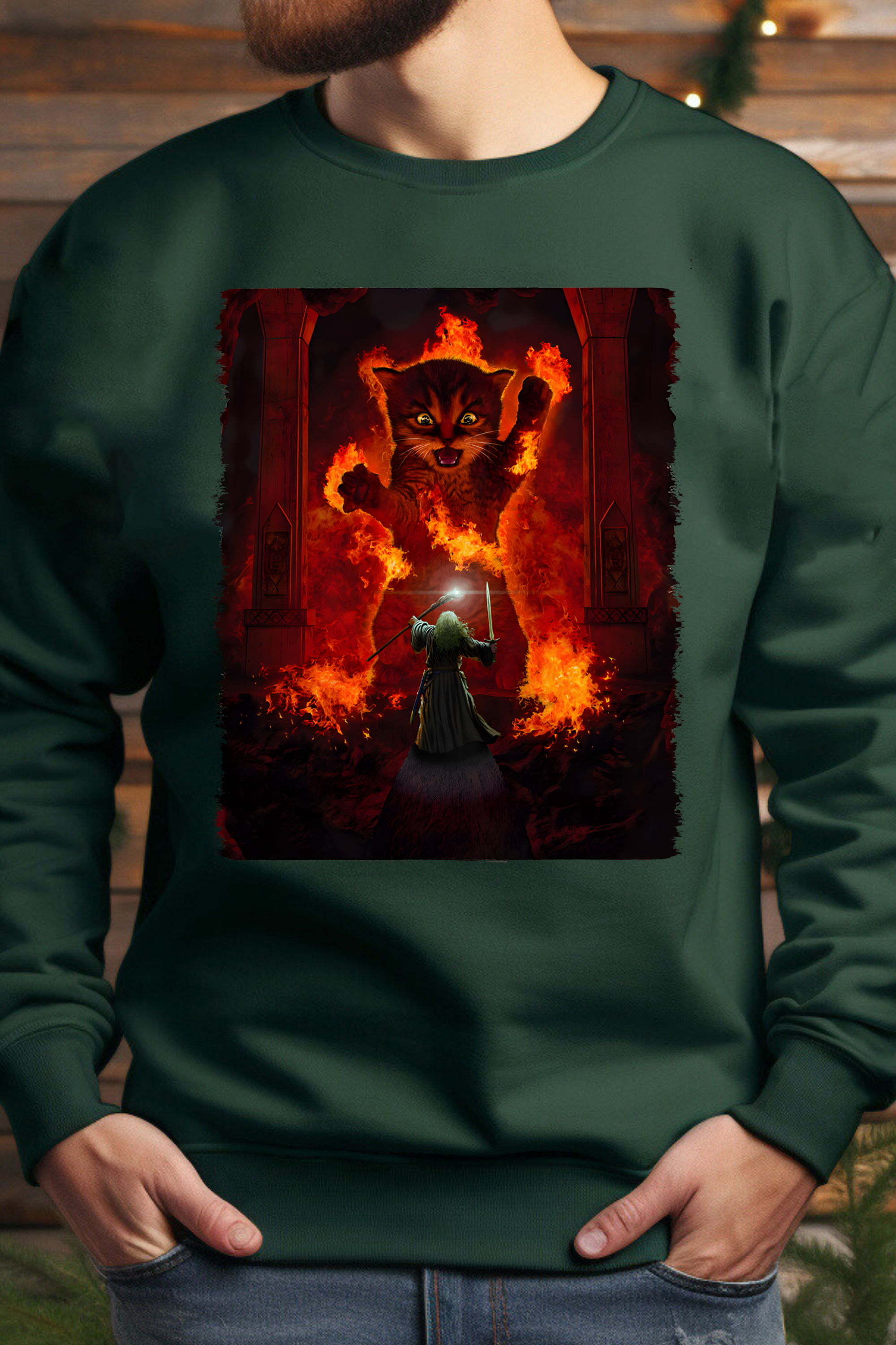 LOTR- Gandalf You Shall Not Pass Cat sweatshirt