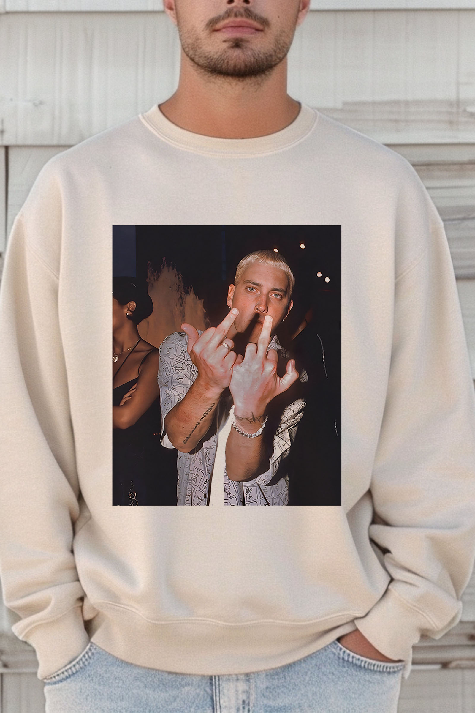 Eminem Pullover Sweatshirt-MEN