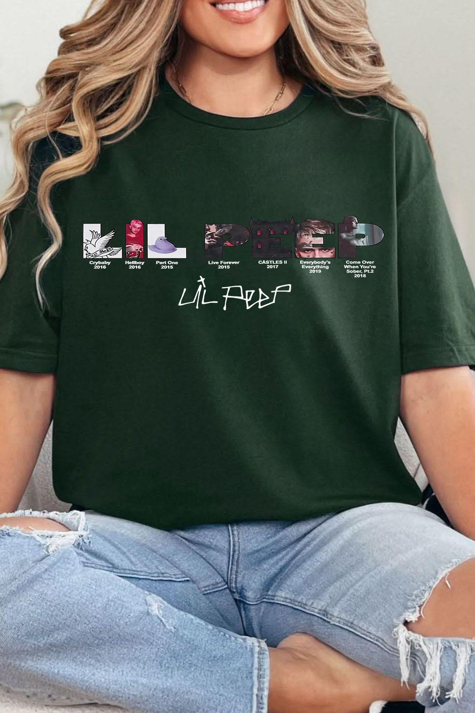 lilpeep fan t-shirt