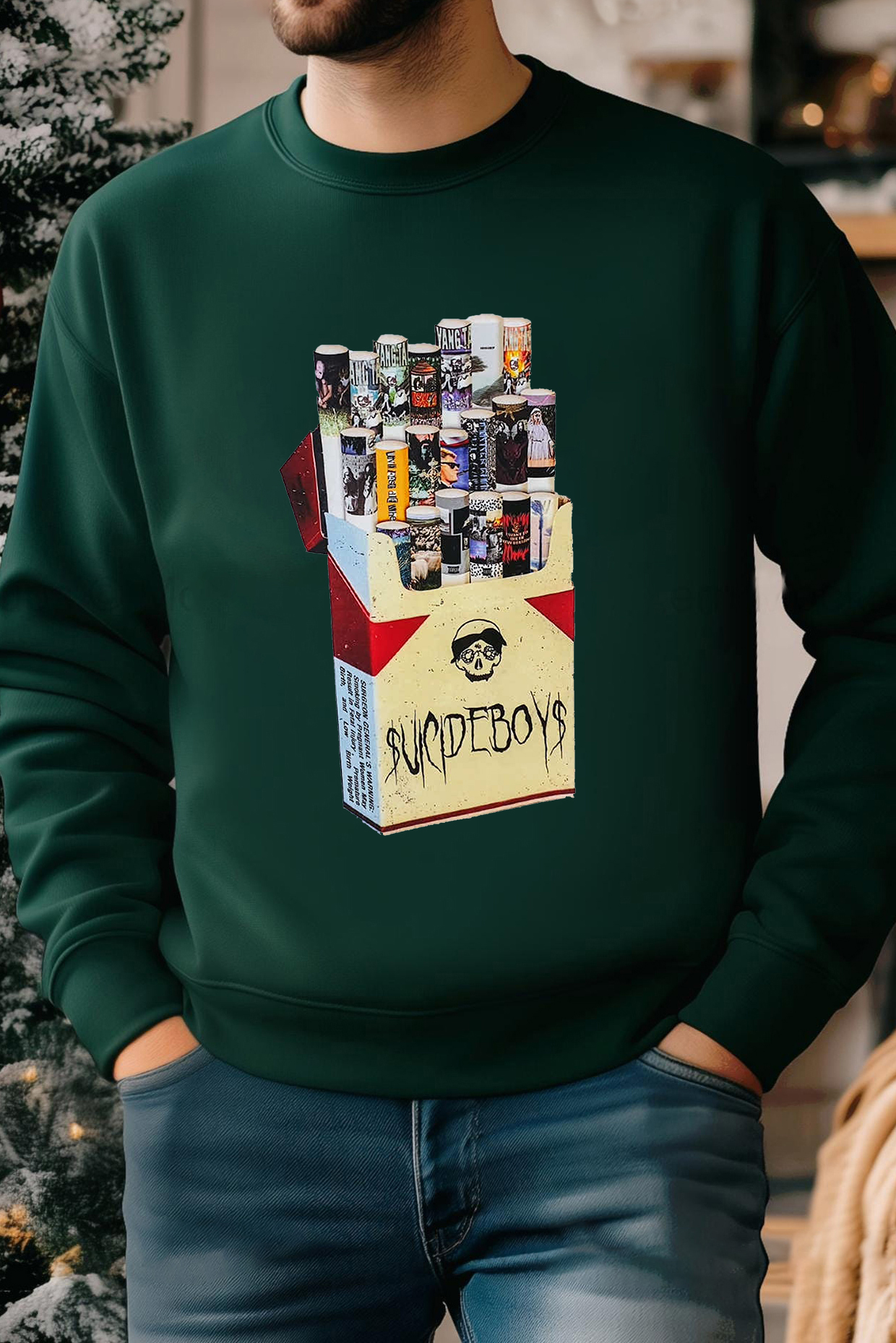 $uicideboy$ personalized print men's long-sleeved sweatshirt