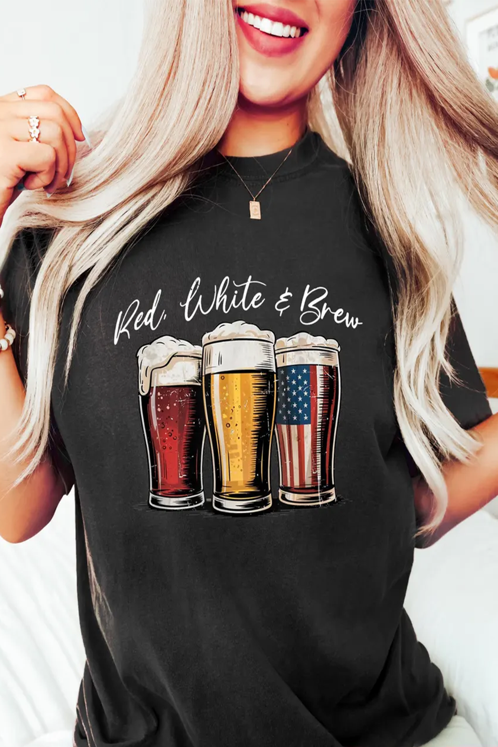 Red White And Brew Social Club T-shirt