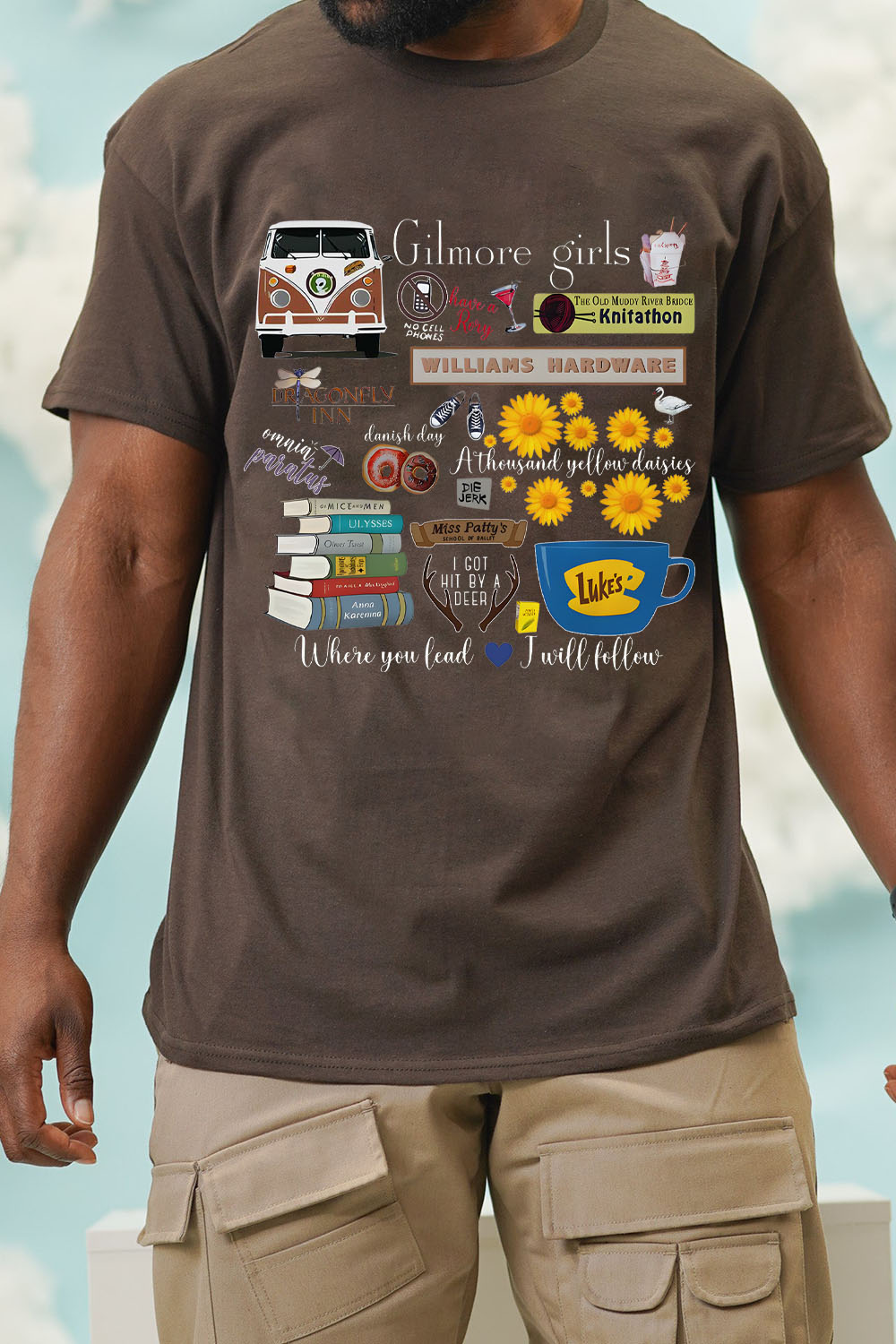 Vintage Stars Hollow Men Tshirt, Gilmore Girls