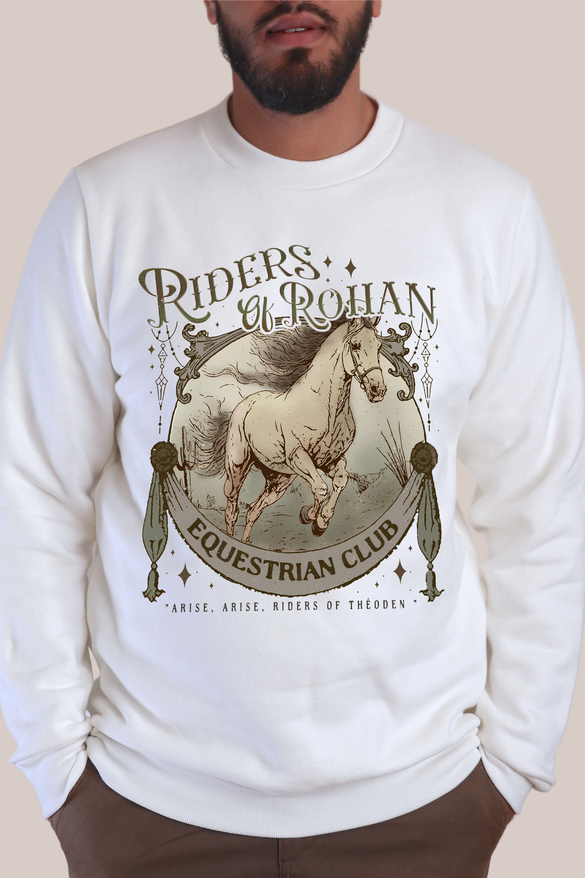 Riders Of Rohan Equestrian Club Sweatshirt For Men