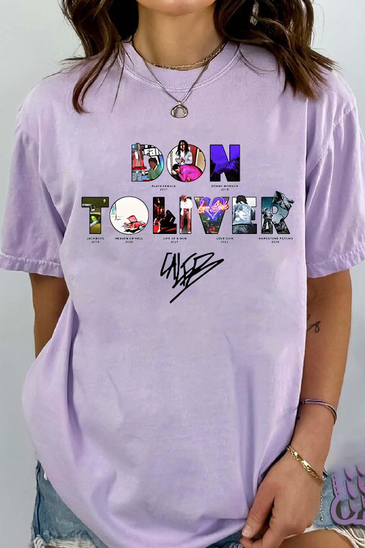 Don Toliver Albums Crew Neck Women  T-Shirt
