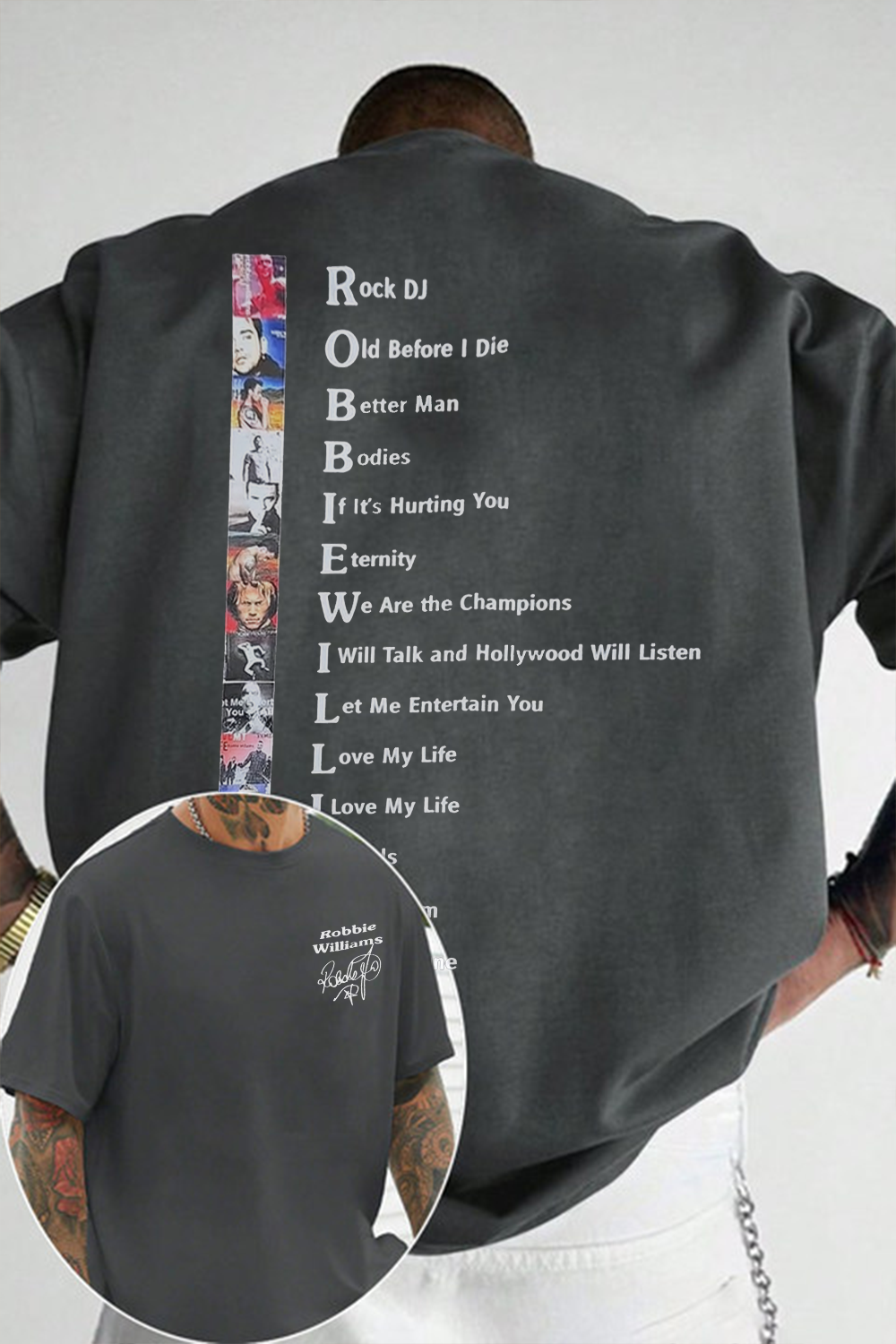 Robbie Williams Tour 2025 Shirt