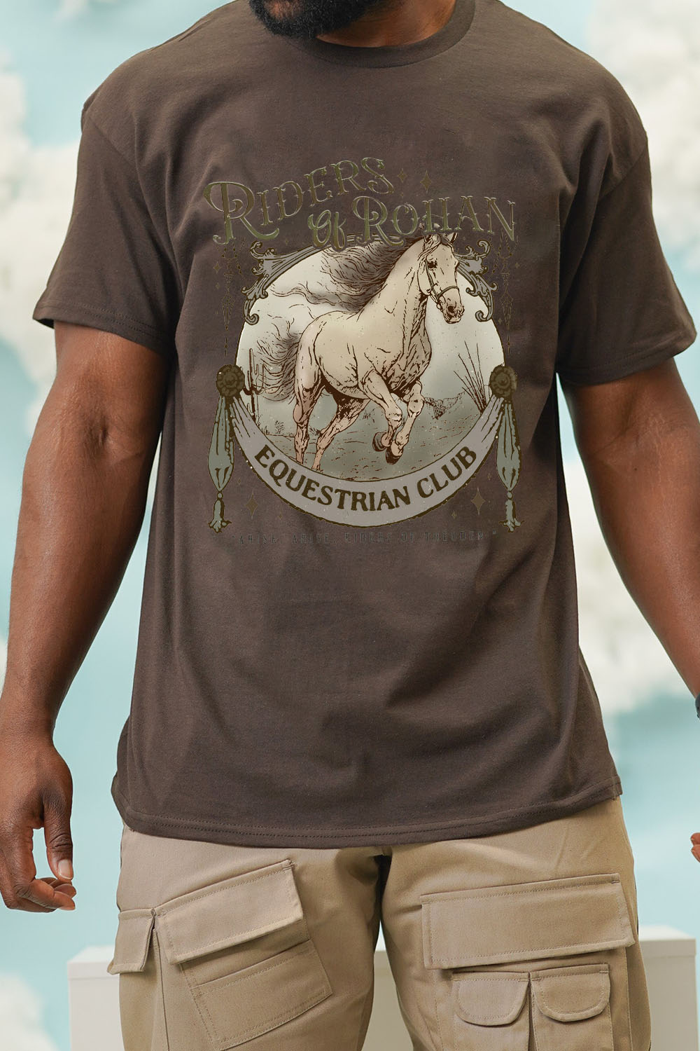 Riders Of Rohan Equestrian Club Tee For Men