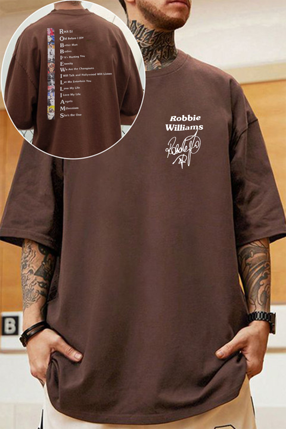 Robbie Williams Tour 2025 Shirt