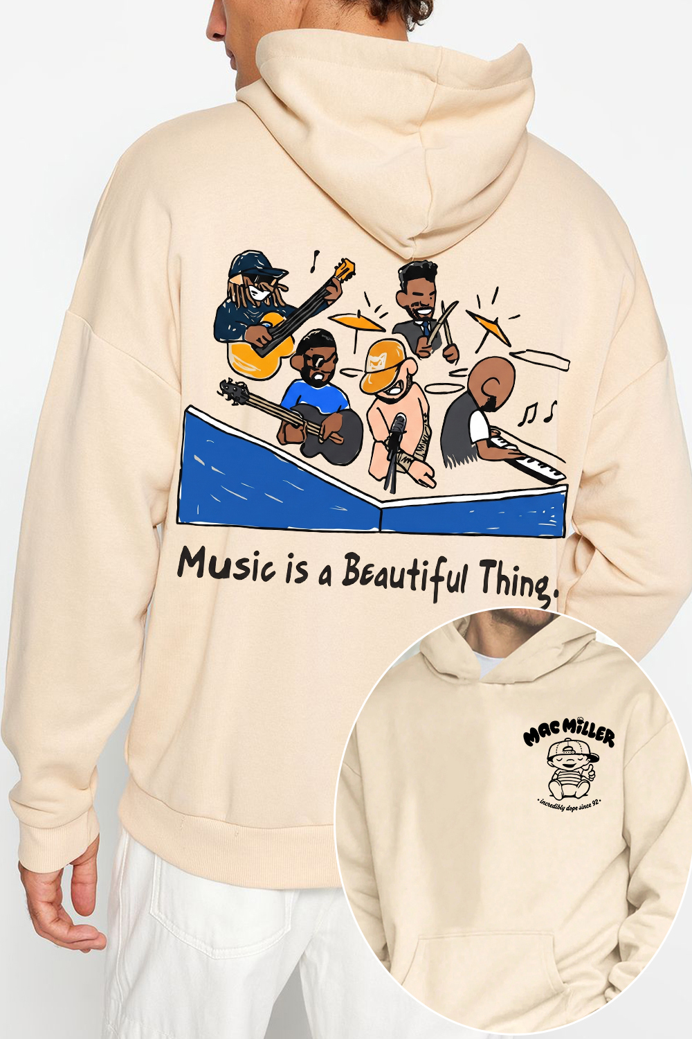 Mac Miller Music Fan's Hoodie