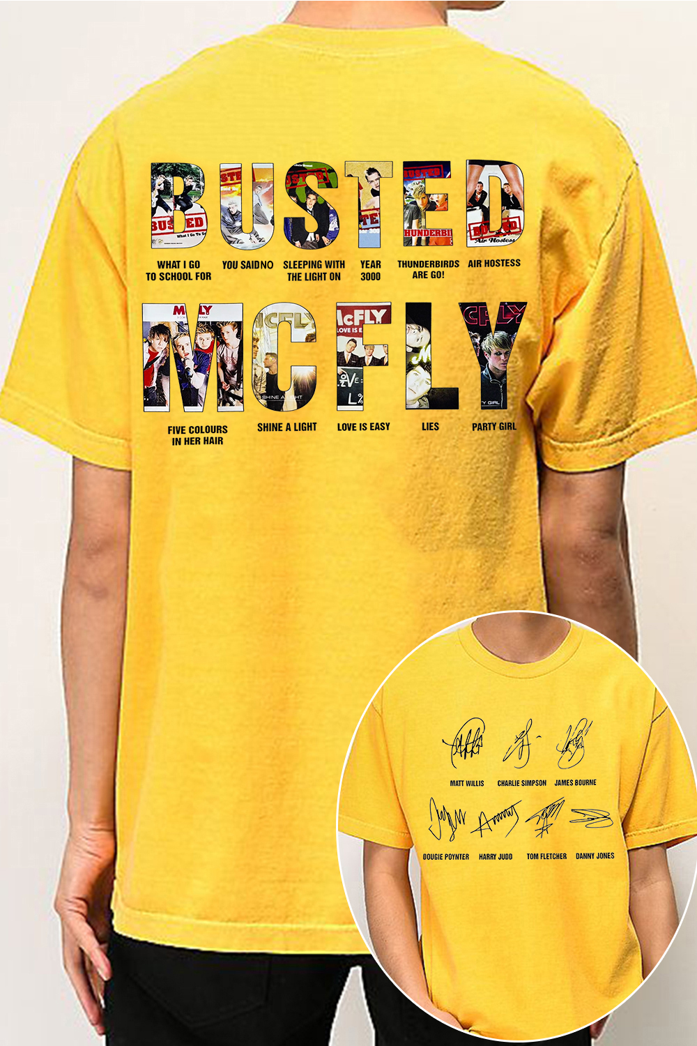 Busted & McFly Tour Tee Pop Rock Legend United shirt