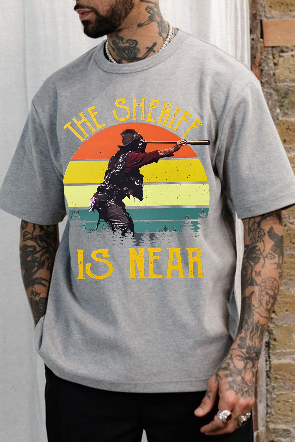 The Sheriff is near  blazingsaddles tee