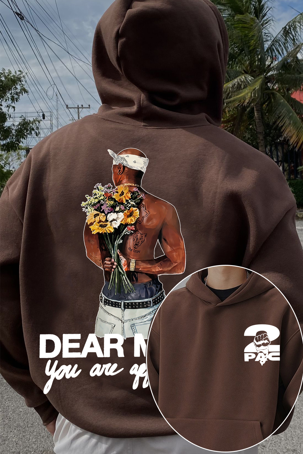 2pac Two-Sided Hoodie