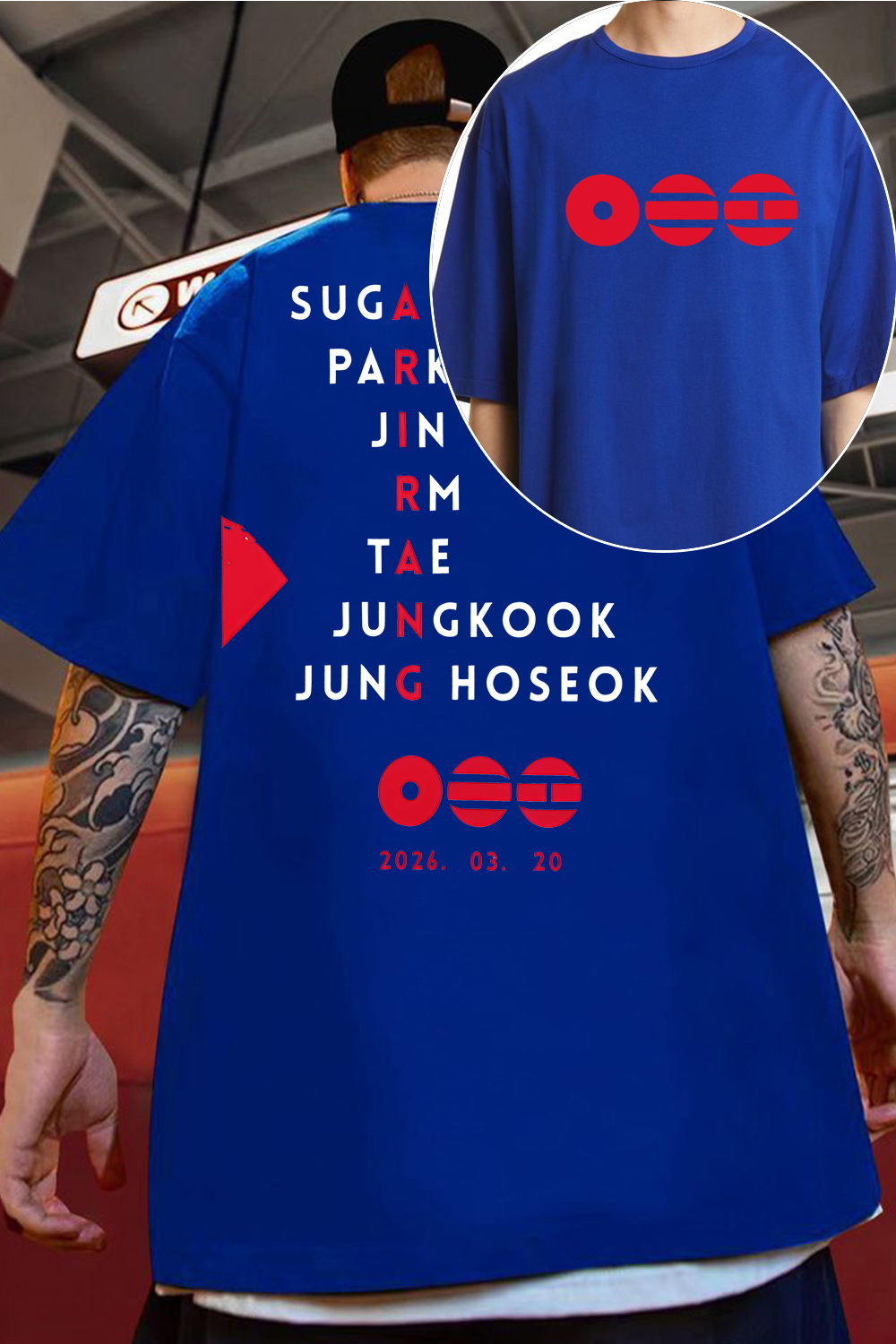 BTS Army Arirang Tee For Men