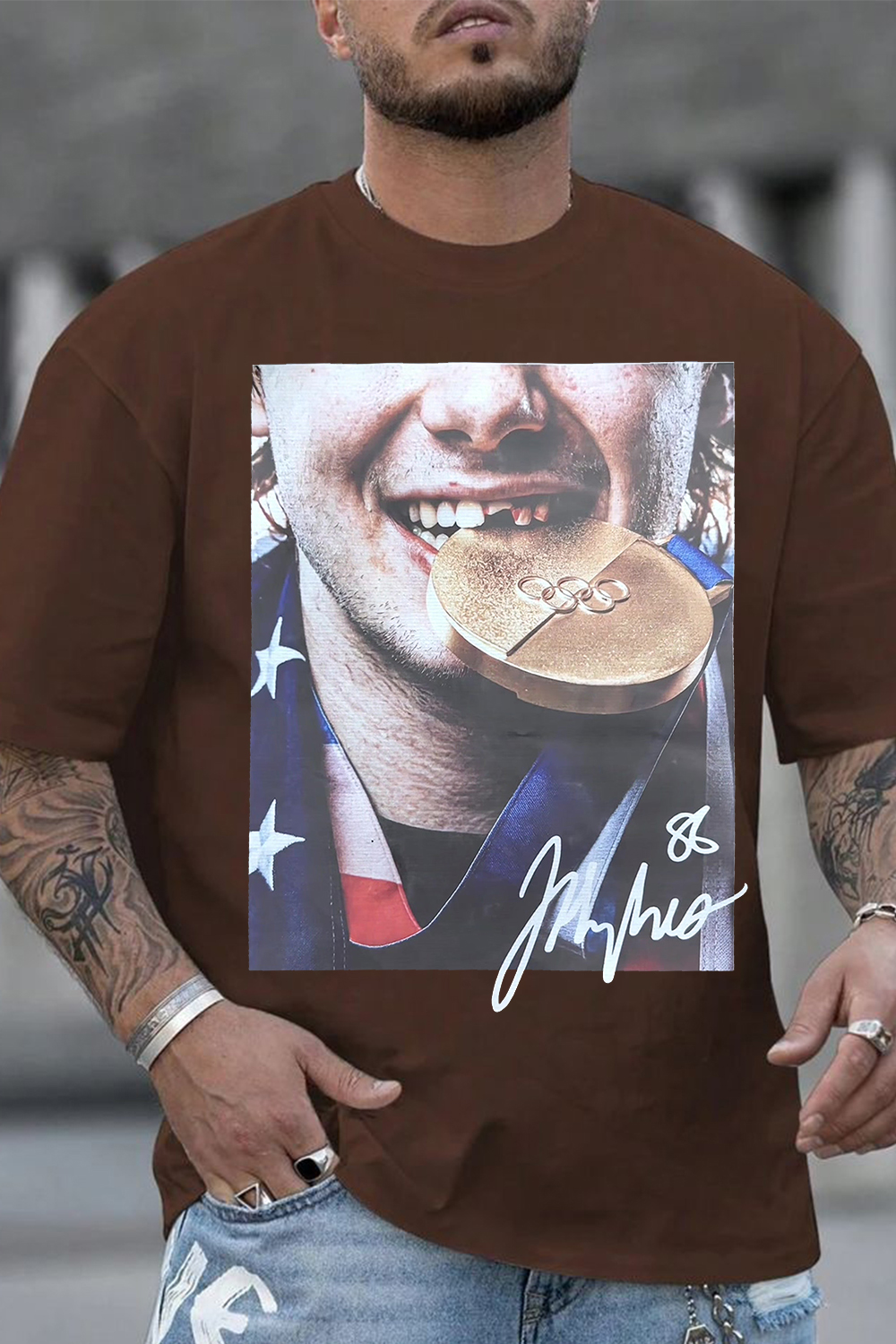 Jack Hughes Golden Gold Shirt For Men