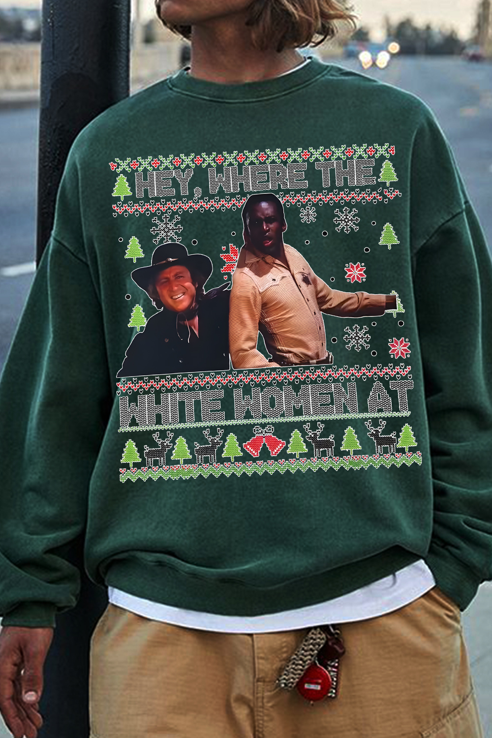 Blazing Saddles Christmas Ugly Sweatshirt