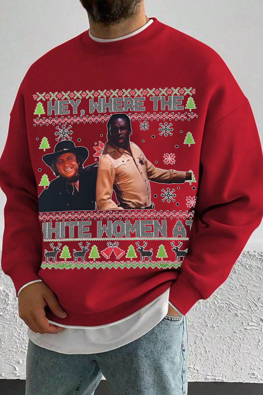 Blazing Saddles Christmas Ugly Sweatshirt