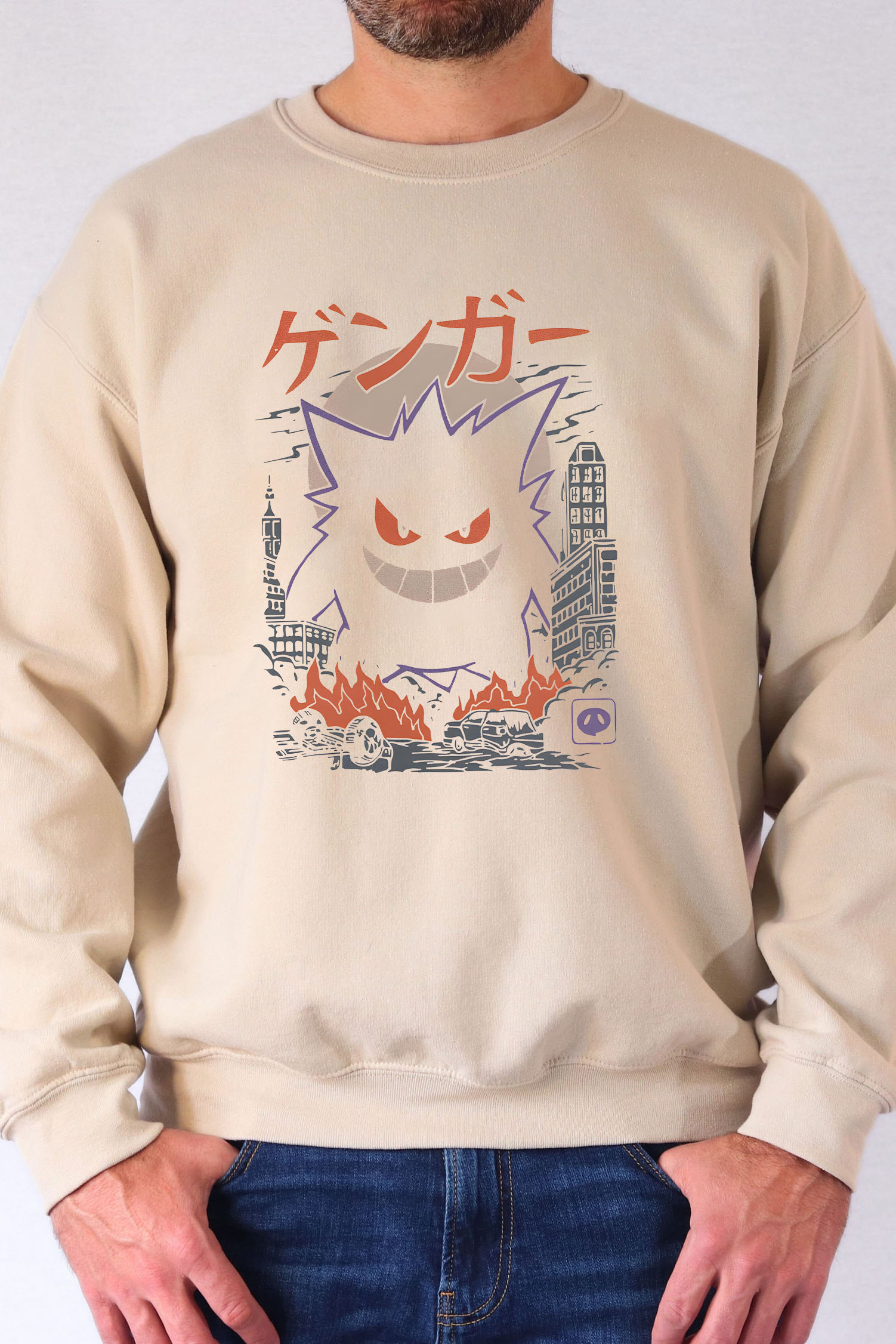 Gangar Pokemon Vingtage Shirt Sweatshirts
