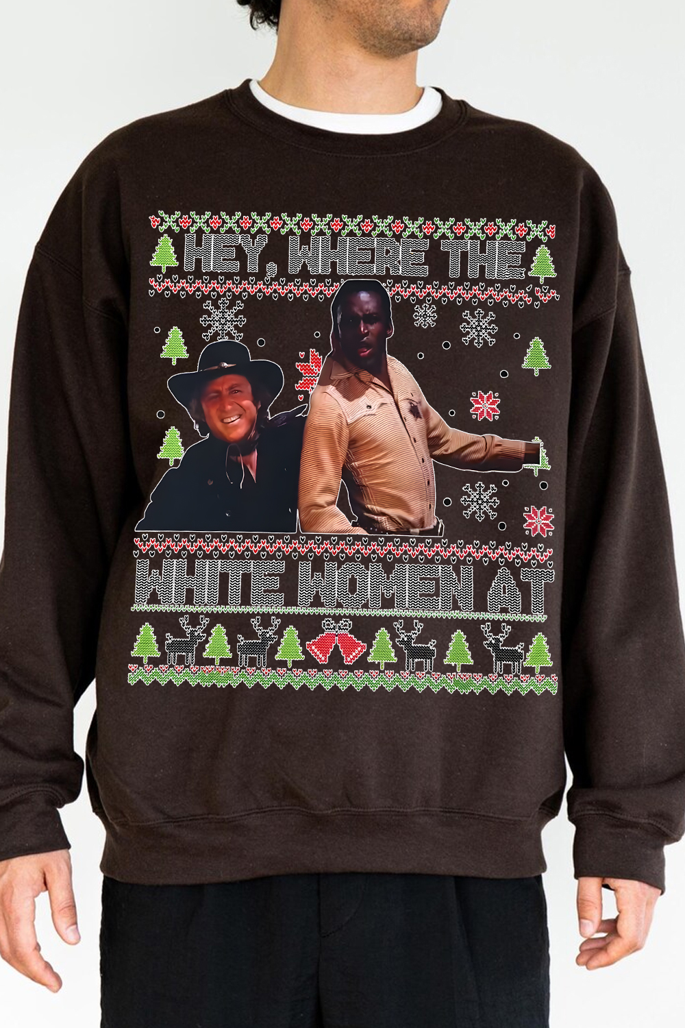 Blazing Saddles Christmas Ugly Sweatshirt
