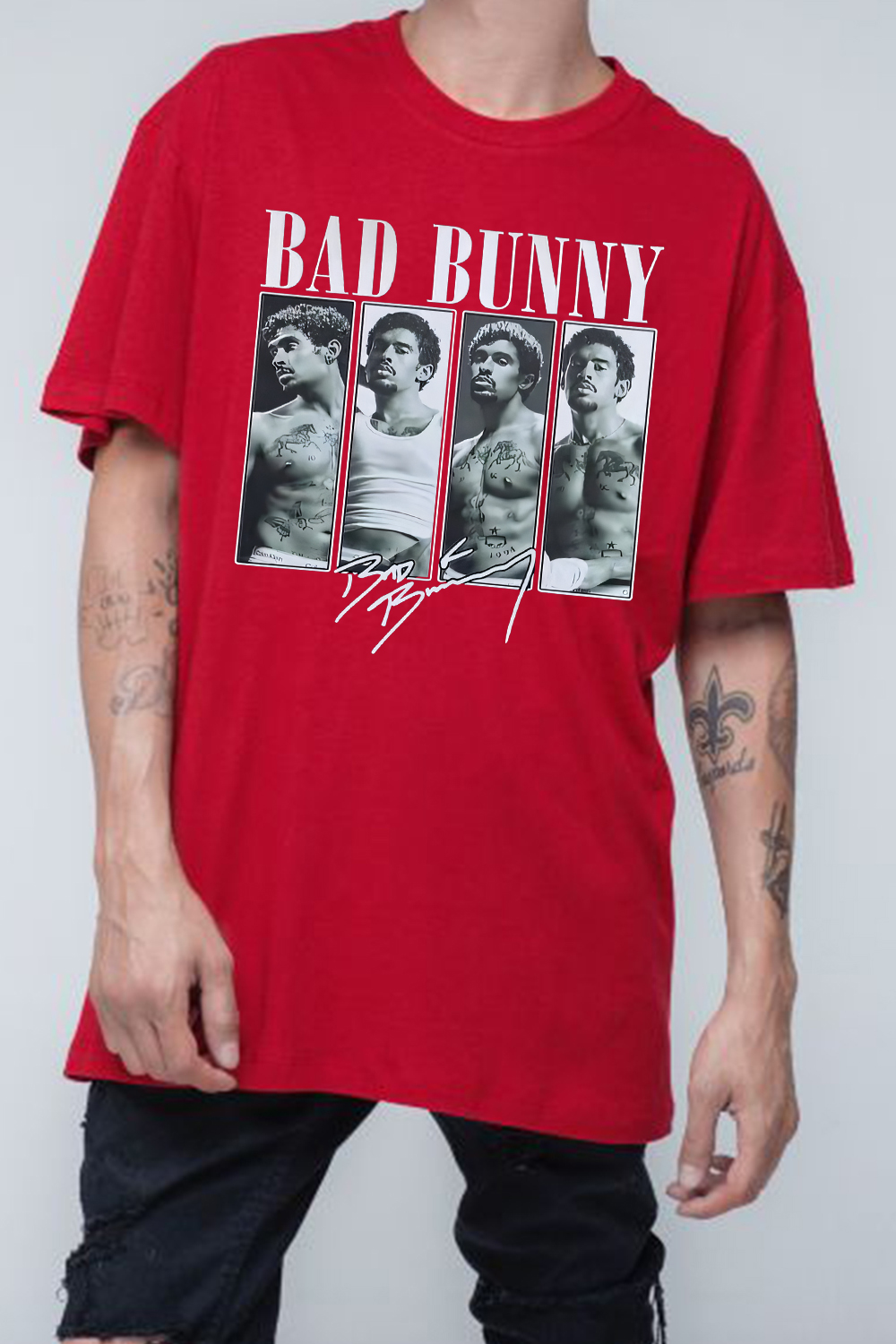 Bad Bunny Sexy print t-shirt