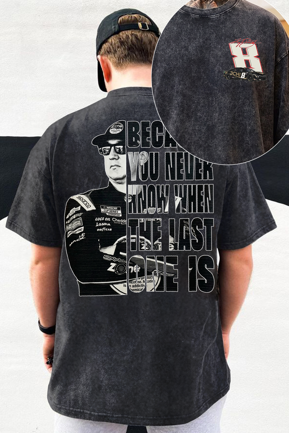Kyle Busch Washed Cotton T-Shirt