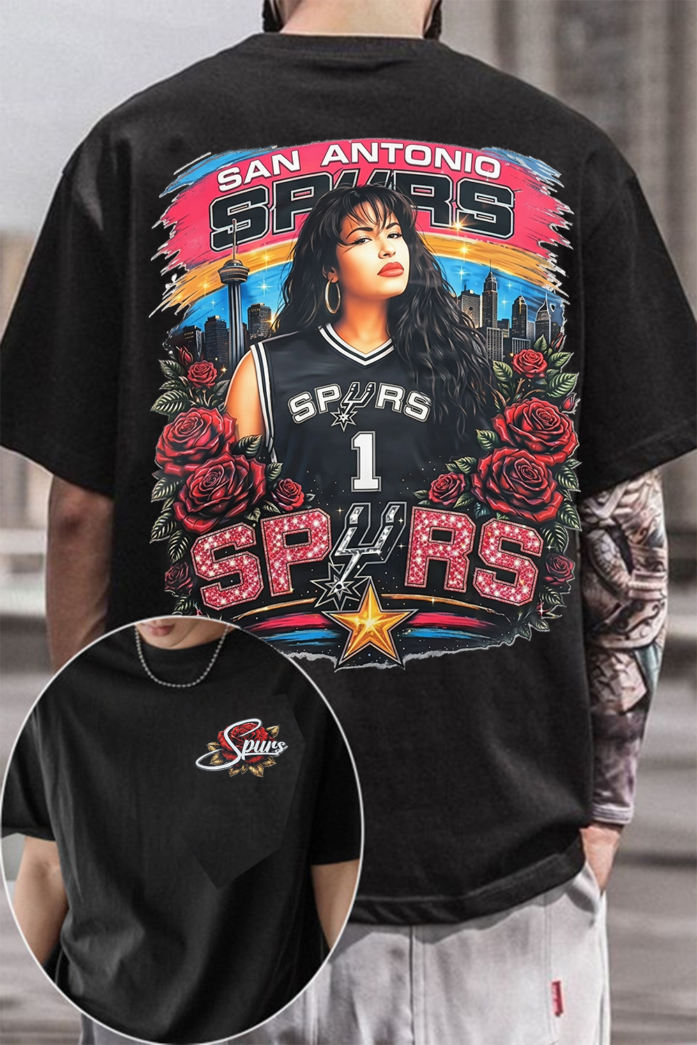 Selena Quintanilla 2-Sided Shirt For Men
