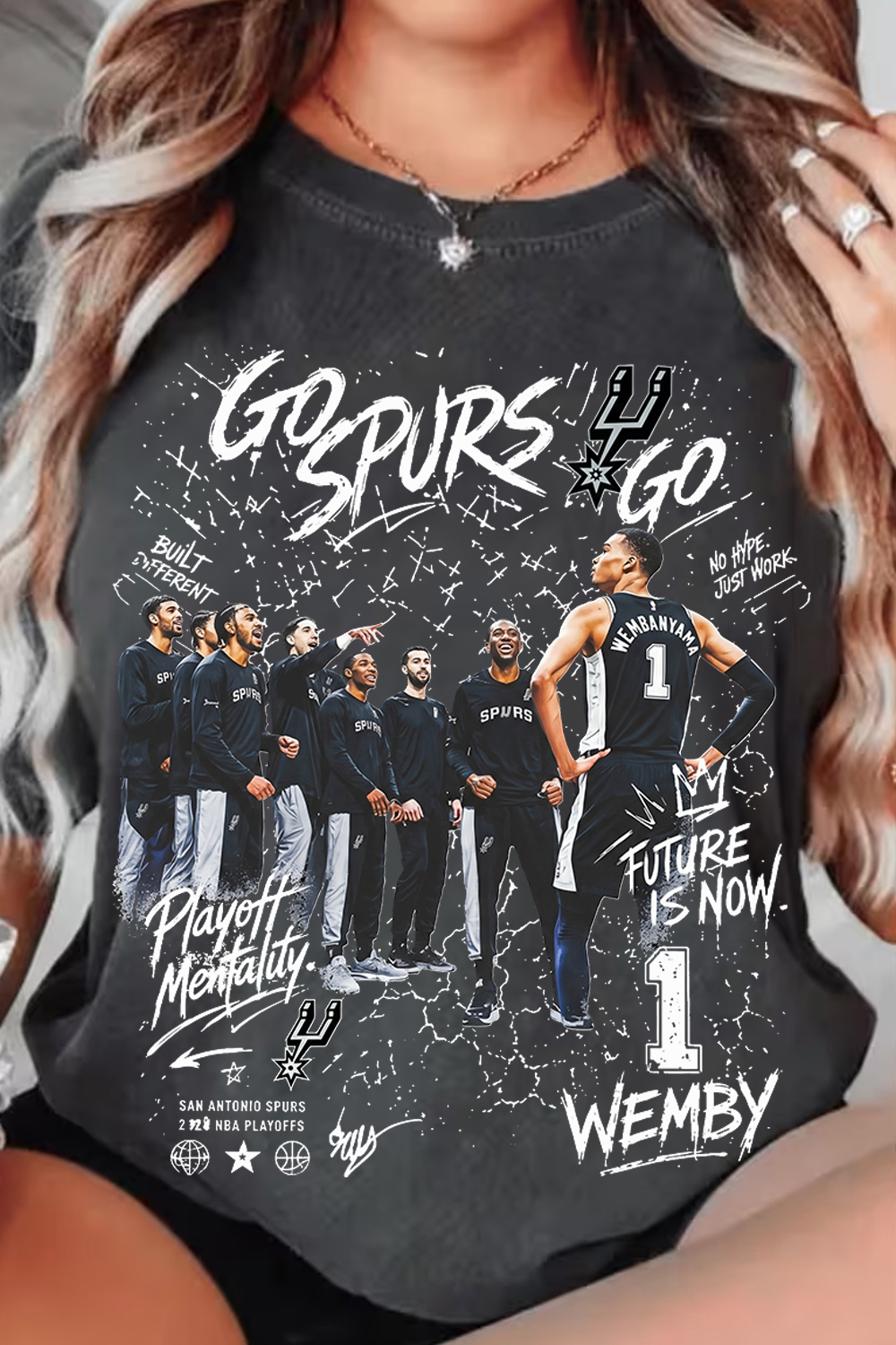 Wemby San Antonio Basketball Shirt For Women