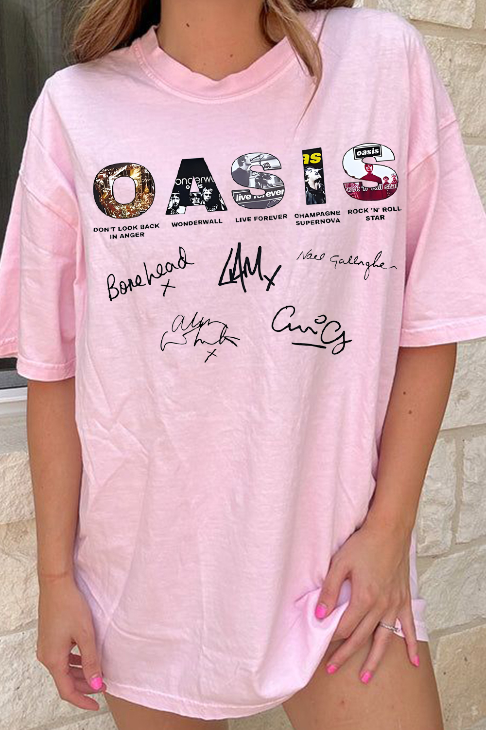 Oasis Unisex T Shirt Definitely Maybe Promo Official Reunion Tour 2025