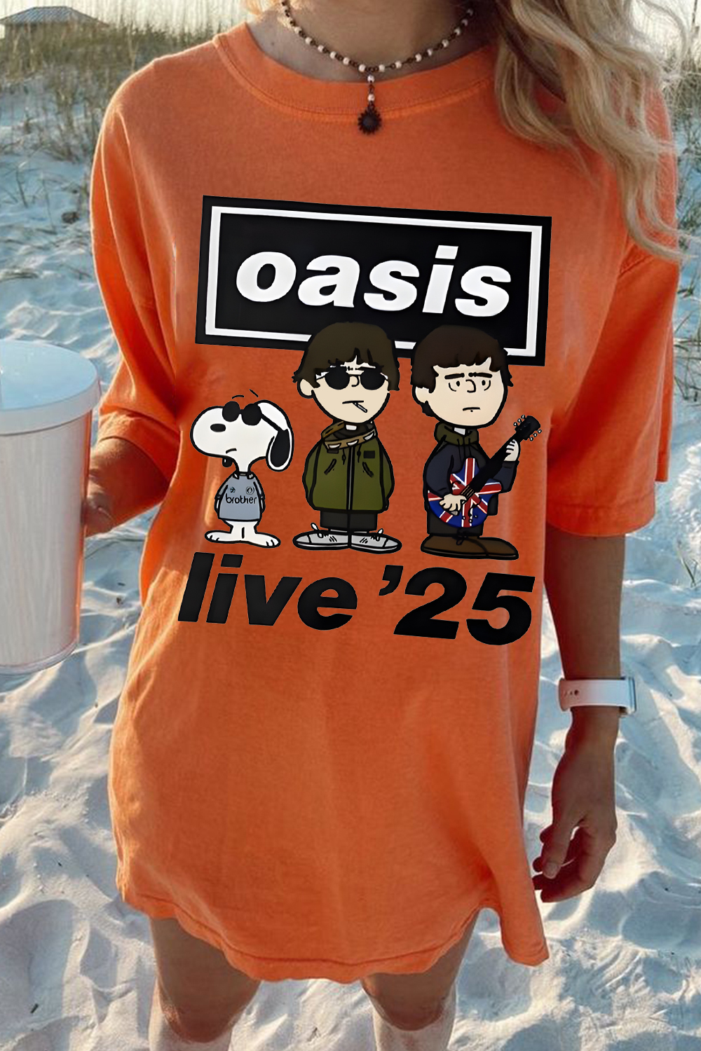 Snoopy x oasis women's tee