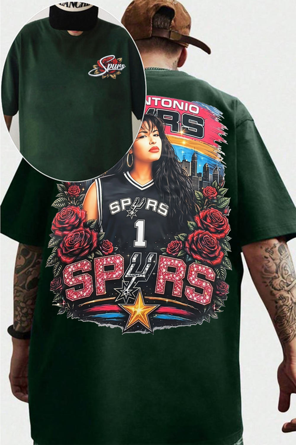 Selena Quintanilla 2-Sided Shirt For Men