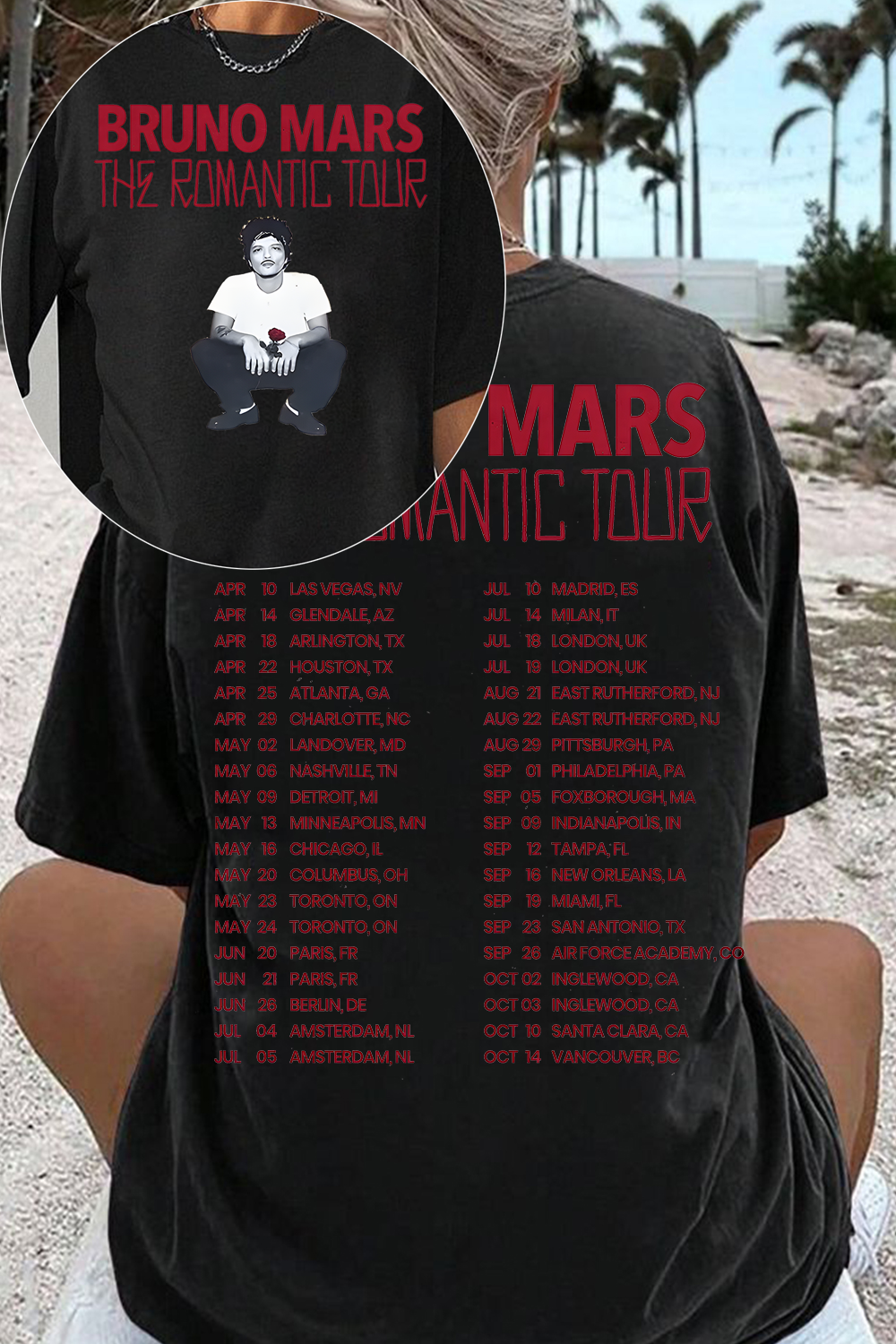 Bruno Mars Concert Women's Tee