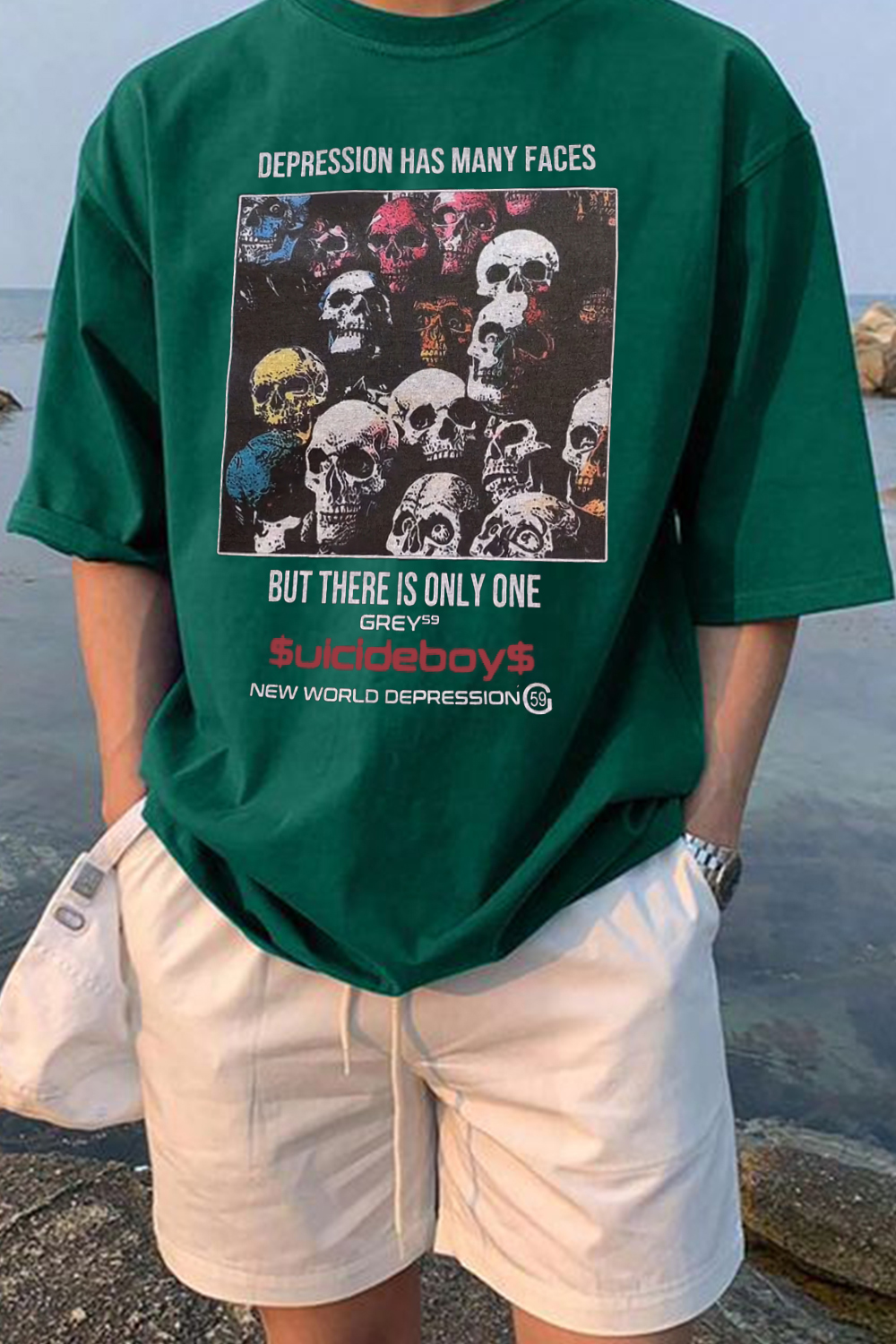 $uicideboy$ skull men's short-sleeved t-shirt