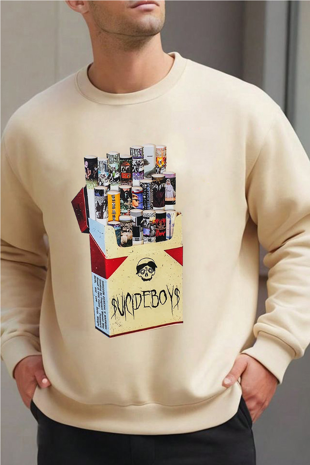 $uicideboy$ personalized print men's long-sleeved sweatshirt
