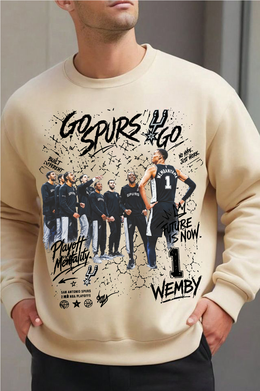 Wemby San Antonio Basketball Sweatshirt