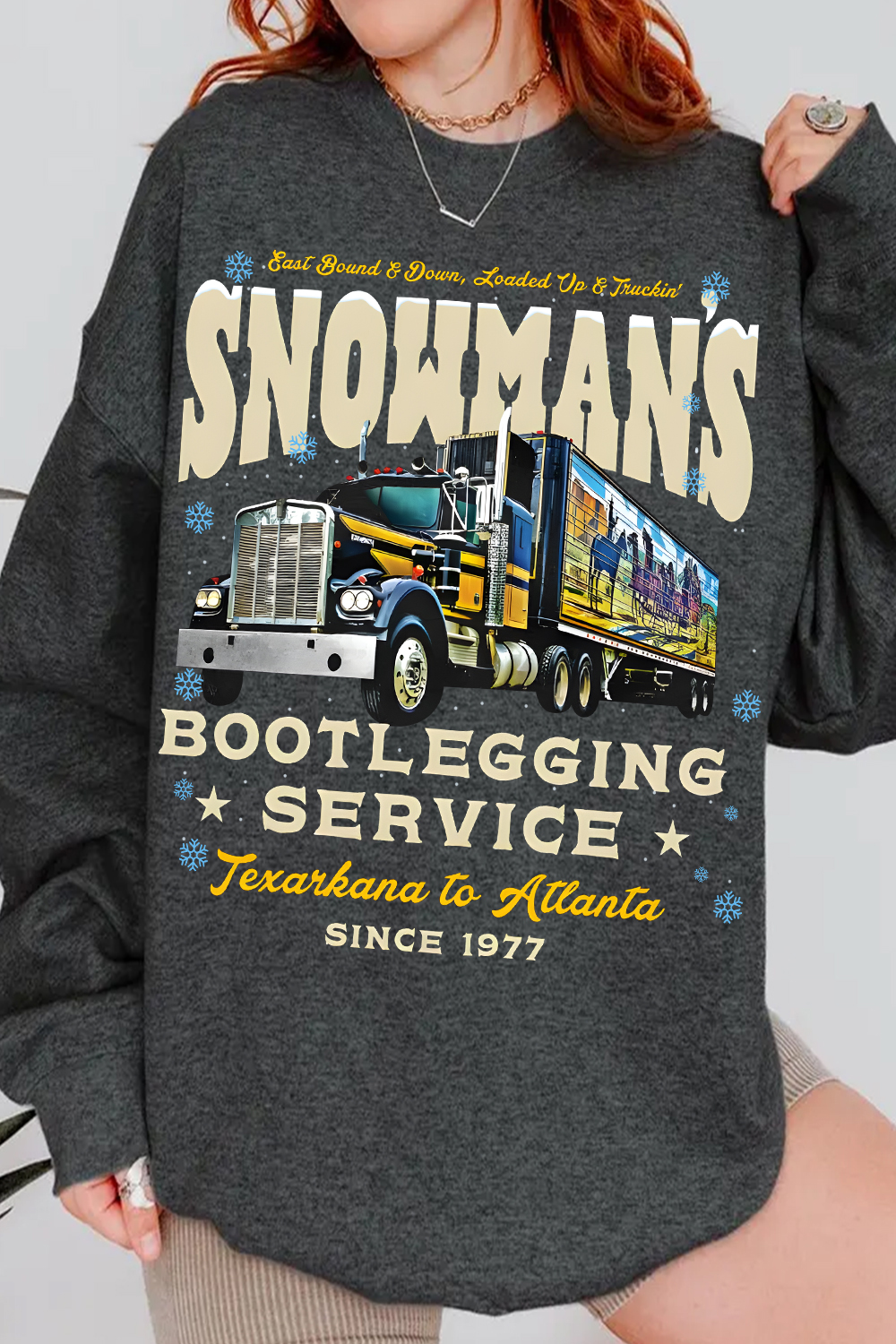 Christmas Smokey and the Bandit Women Sweatshirt