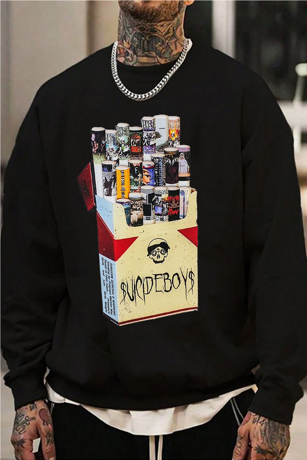 $uicideboy$ personalized print men's long-sleeved sweatshirt