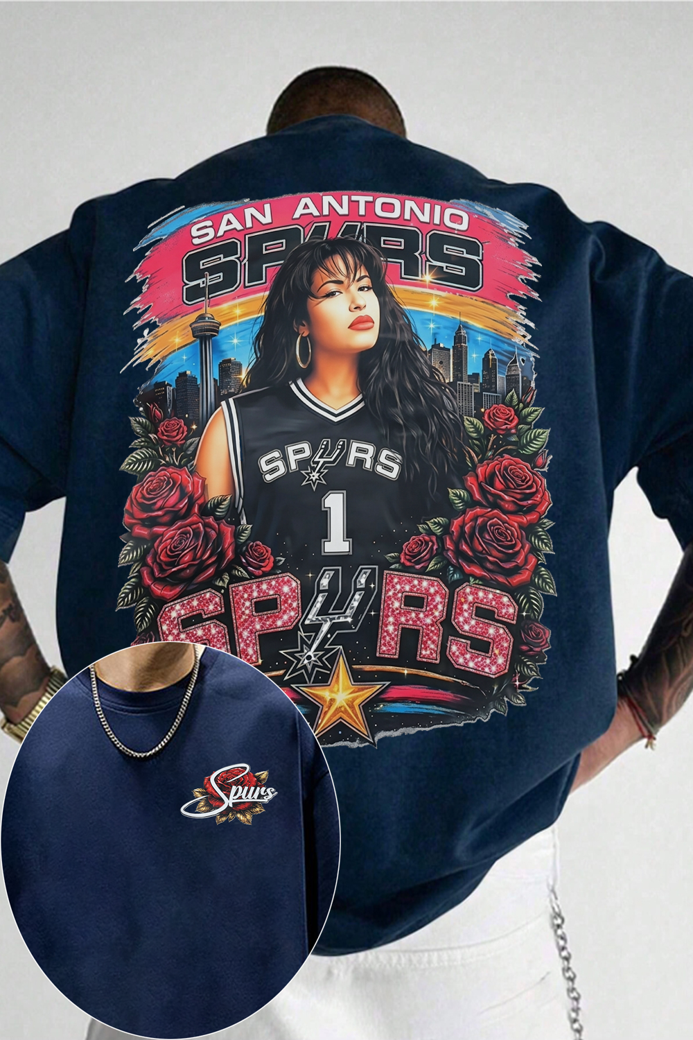 Selena Quintanilla 2-Sided Shirt For Men