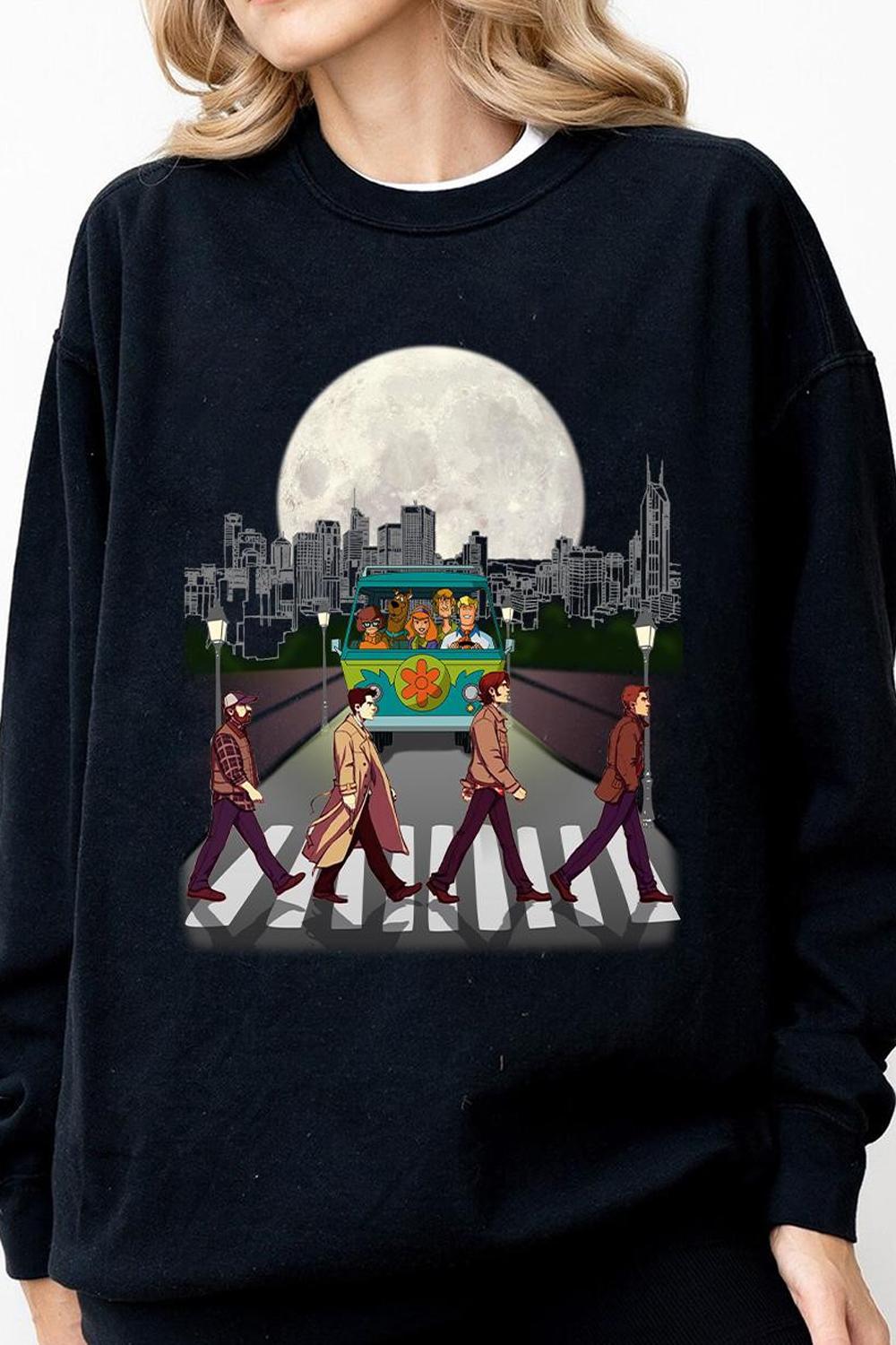 Scoobynatural Supernatural print sweatshirt