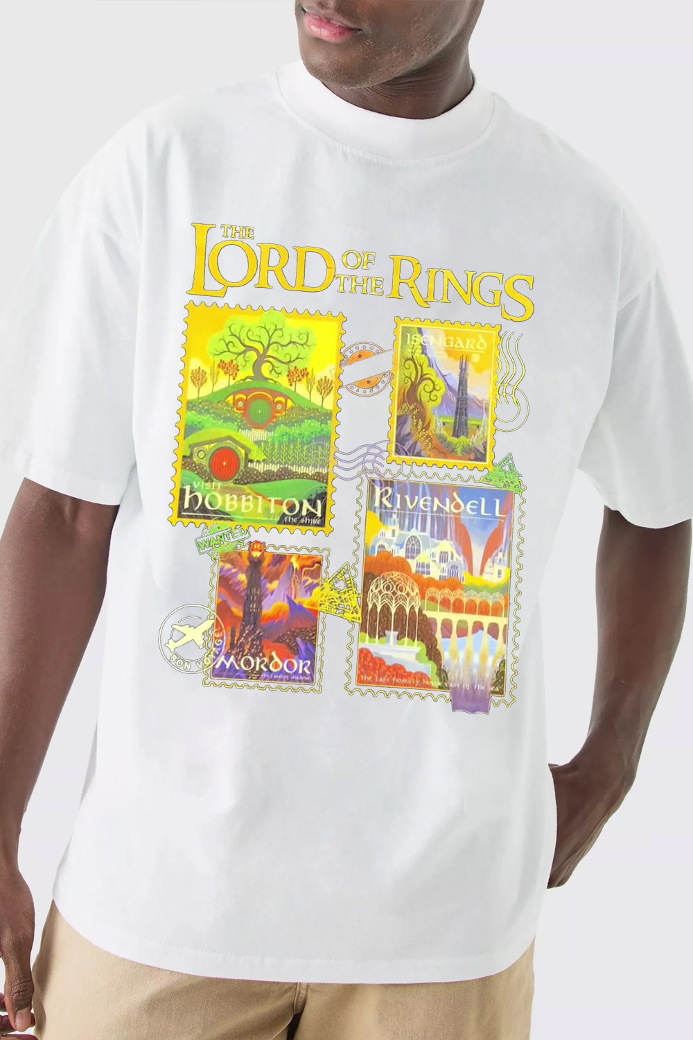 Lord of the Rings stamp T-shirt