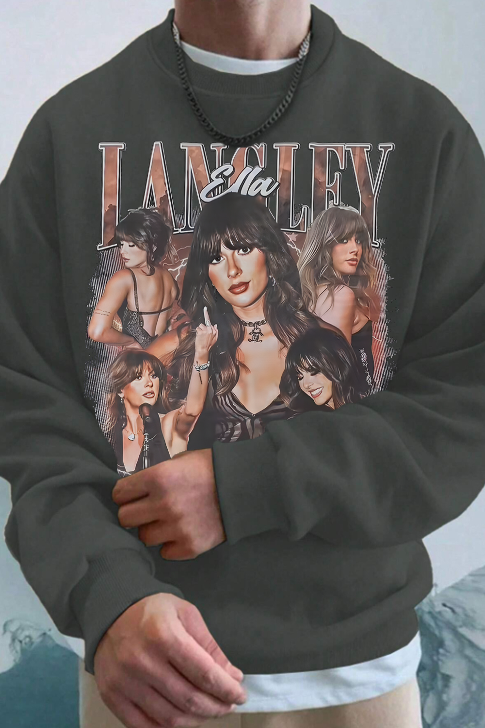 Ella Langley Printed Sweatshirt