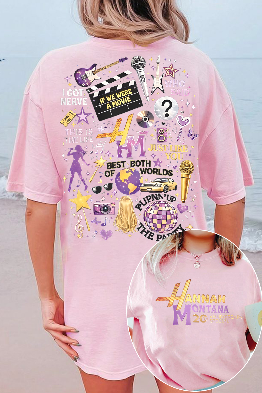 Hannahmontana Two-Sided Tee