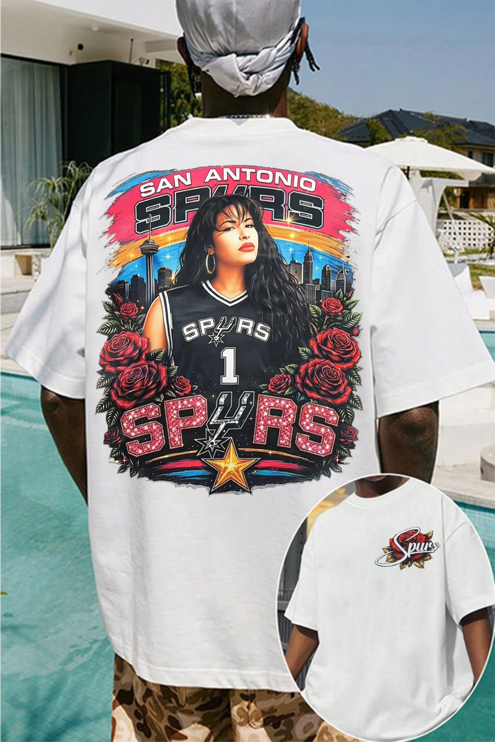 Selena Quintanilla 2-Sided Shirt For Men