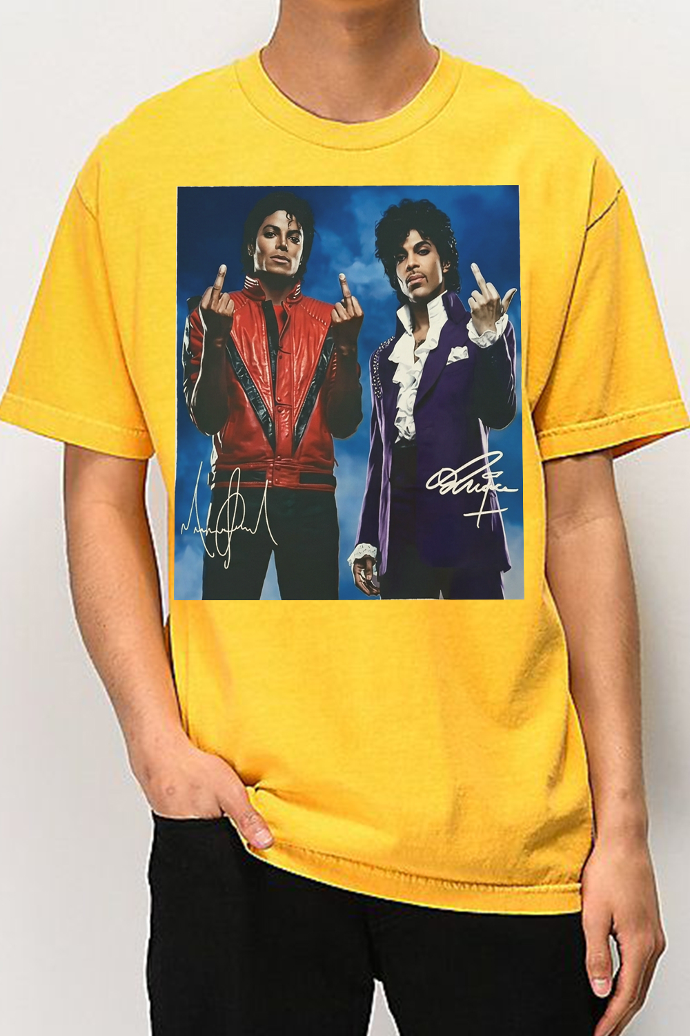 MJ Prince Retro Art Print Fan T-Shirt