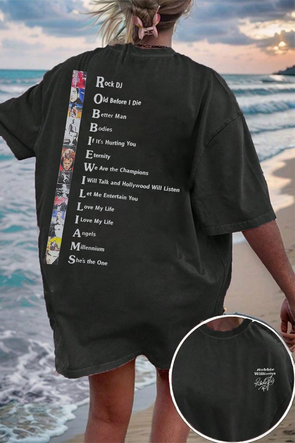 Robbie Williams Tour 2025 Shirt For Women