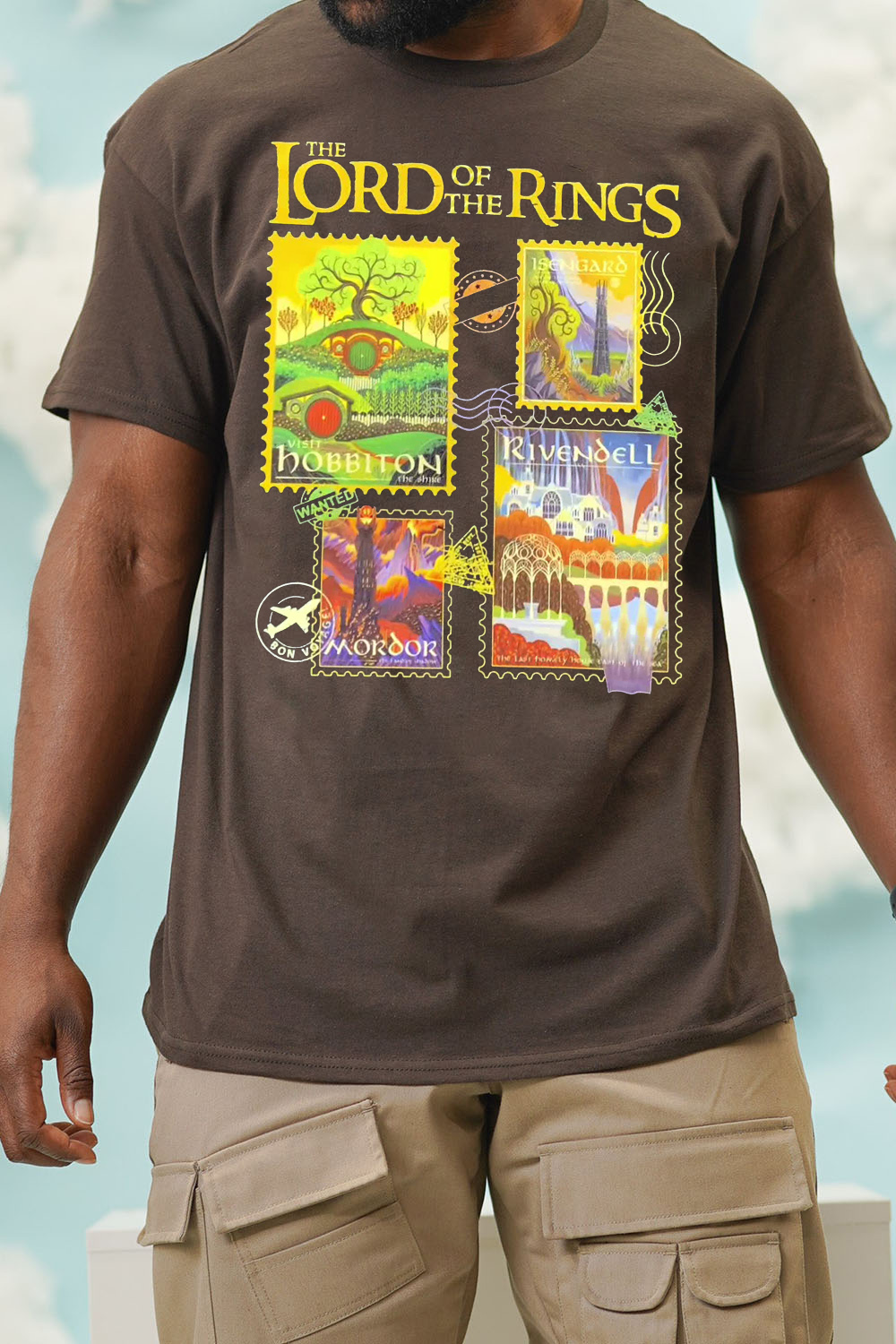 Lord of the Rings stamp T-shirt