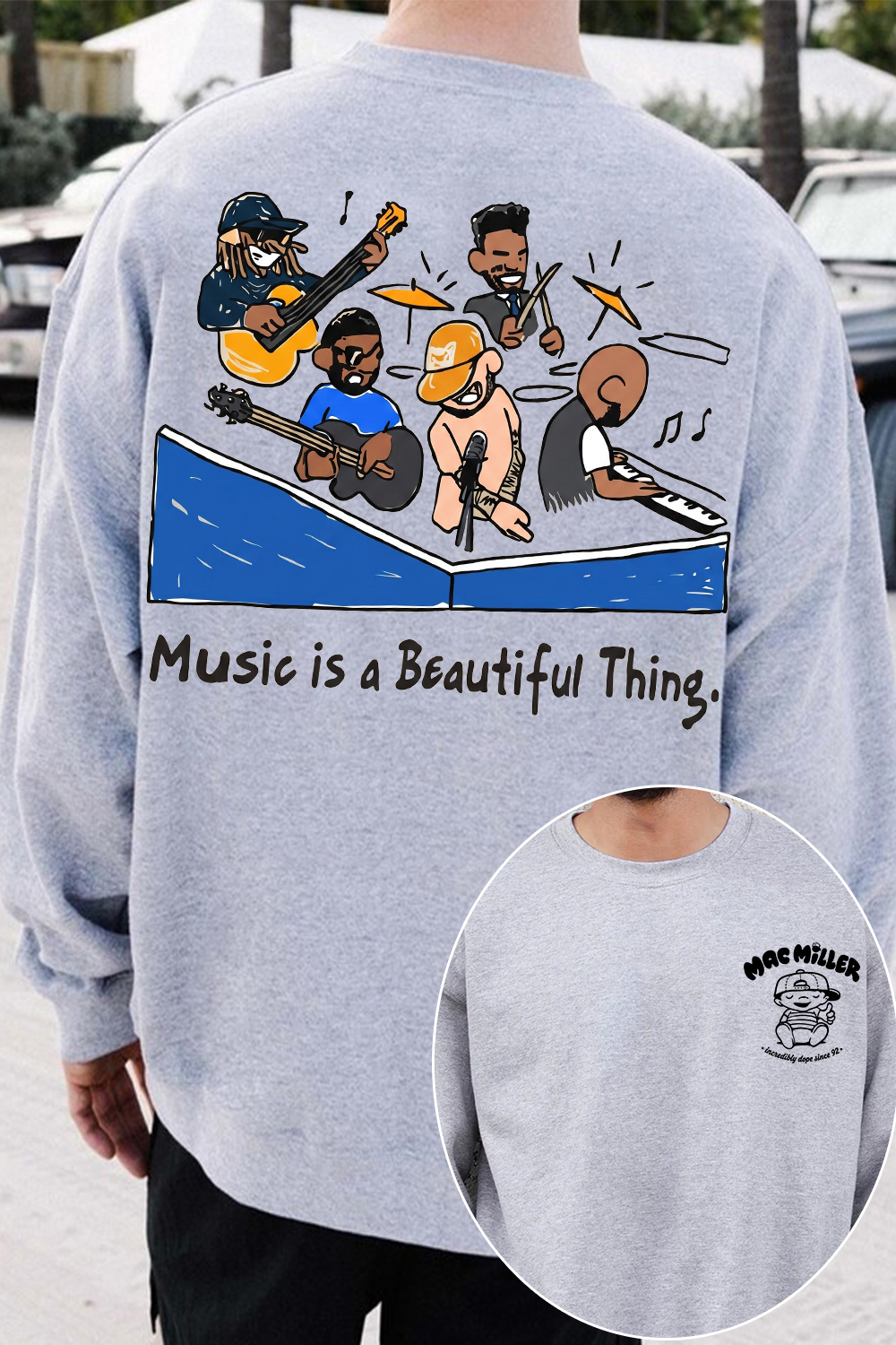 Mac Miller Music Fan's Sweatshirt