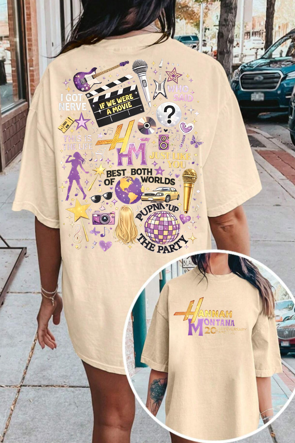 Hannahmontana Two-Sided Tee