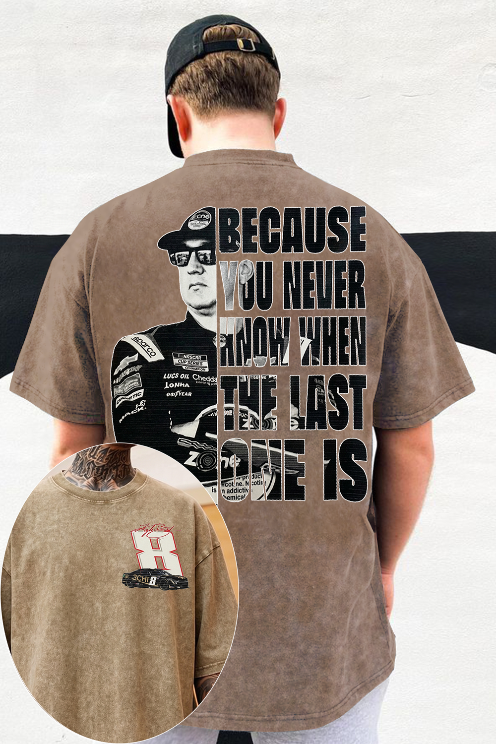 Kyle Busch Washed Cotton T-Shirt
