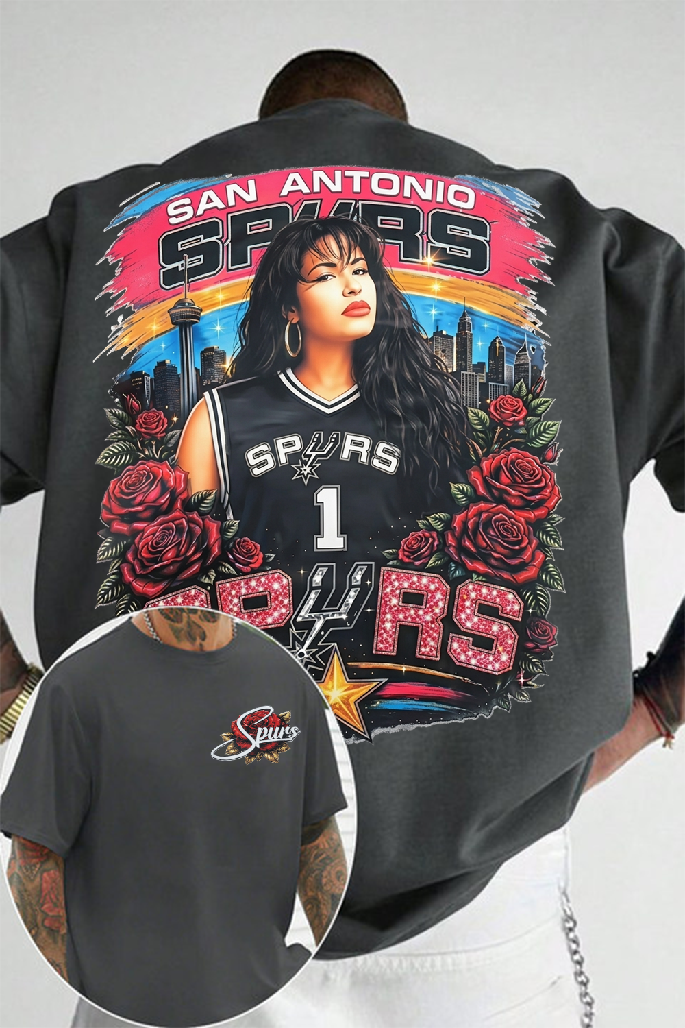 Selena Quintanilla 2-Sided Shirt For Men