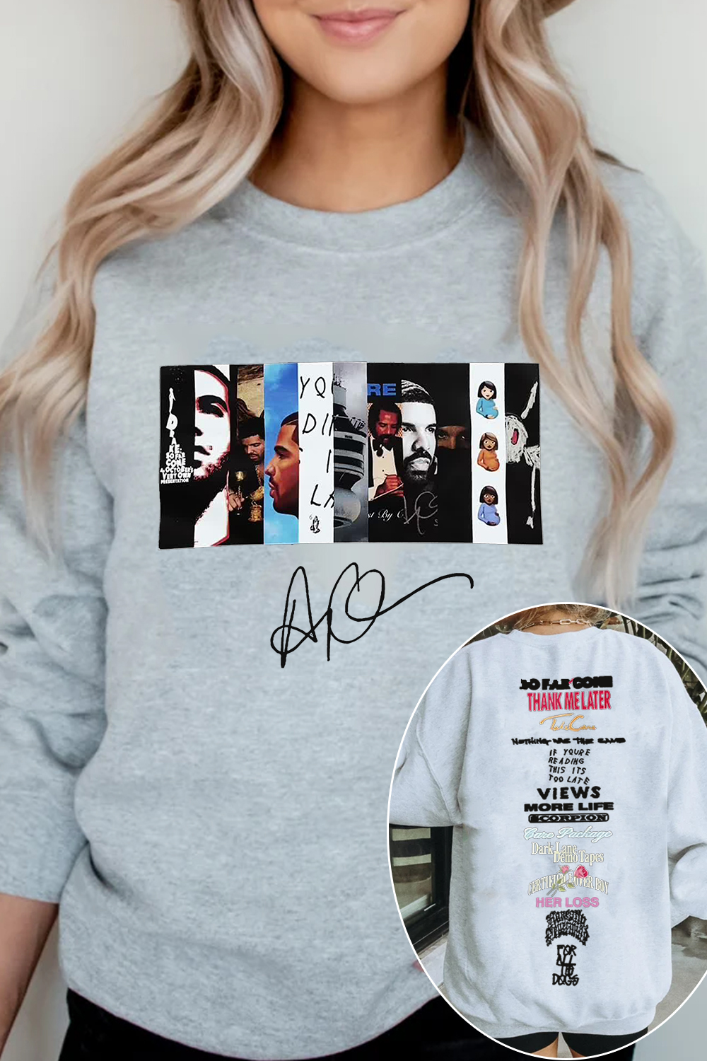 DRAKE crew neck sweatshirt