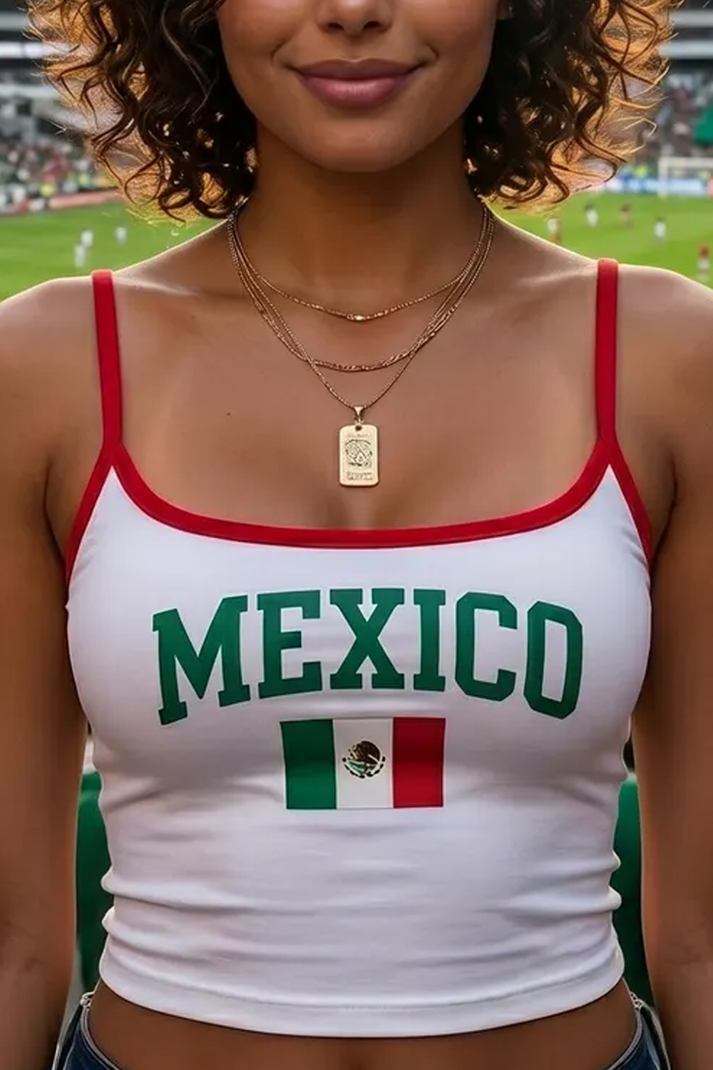 Mexico Spaghetti Strap Tank Top